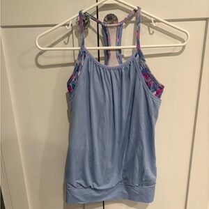 Ivivva Light Blue Camisole with Pink Accents